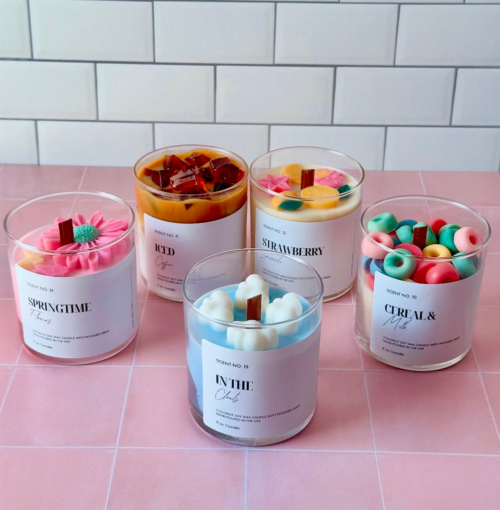 Springtime Flowers Scented Candle